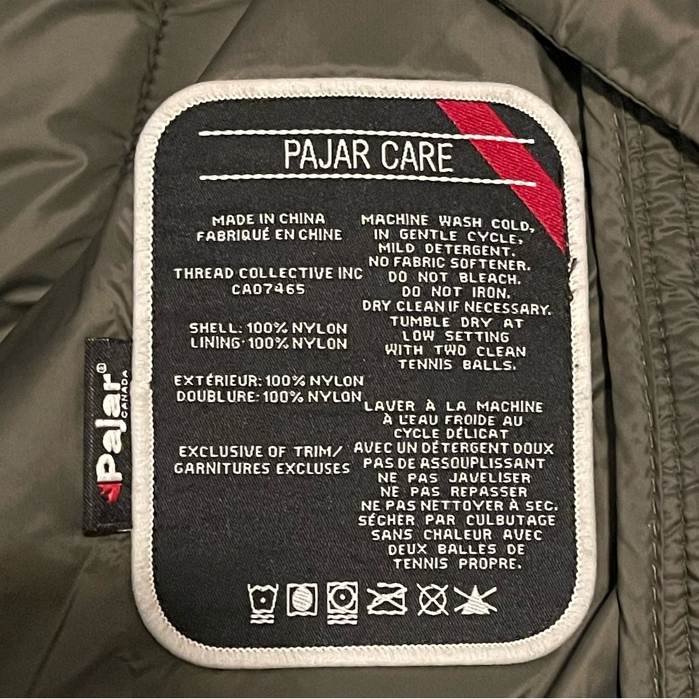 Pajar Women's Olive Hooded Puffer Jacket - Picture 8 of 11